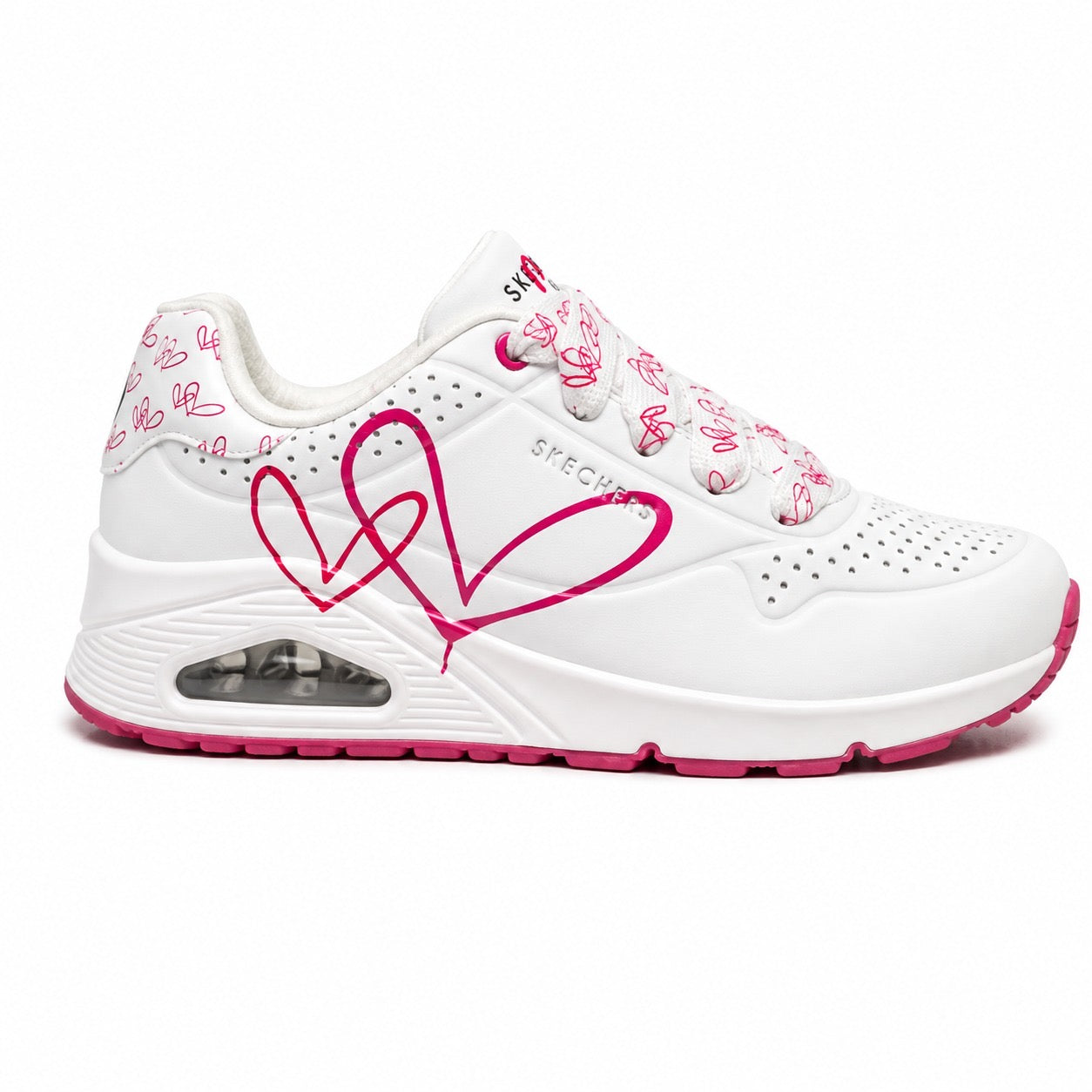 SKECHERS Uno Twin Hearts Sneaker