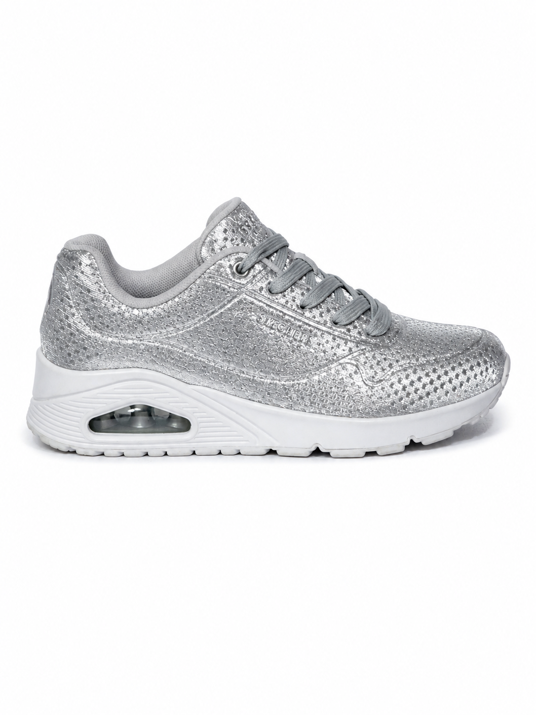 SKECHERS UNO Sage Silver Air Sneakers