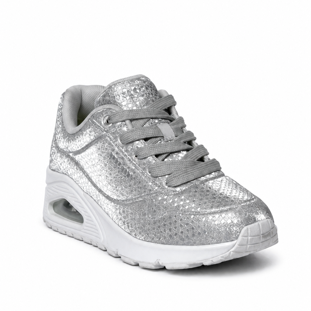 SKECHERS UNO Sage Silver Air Sneakers