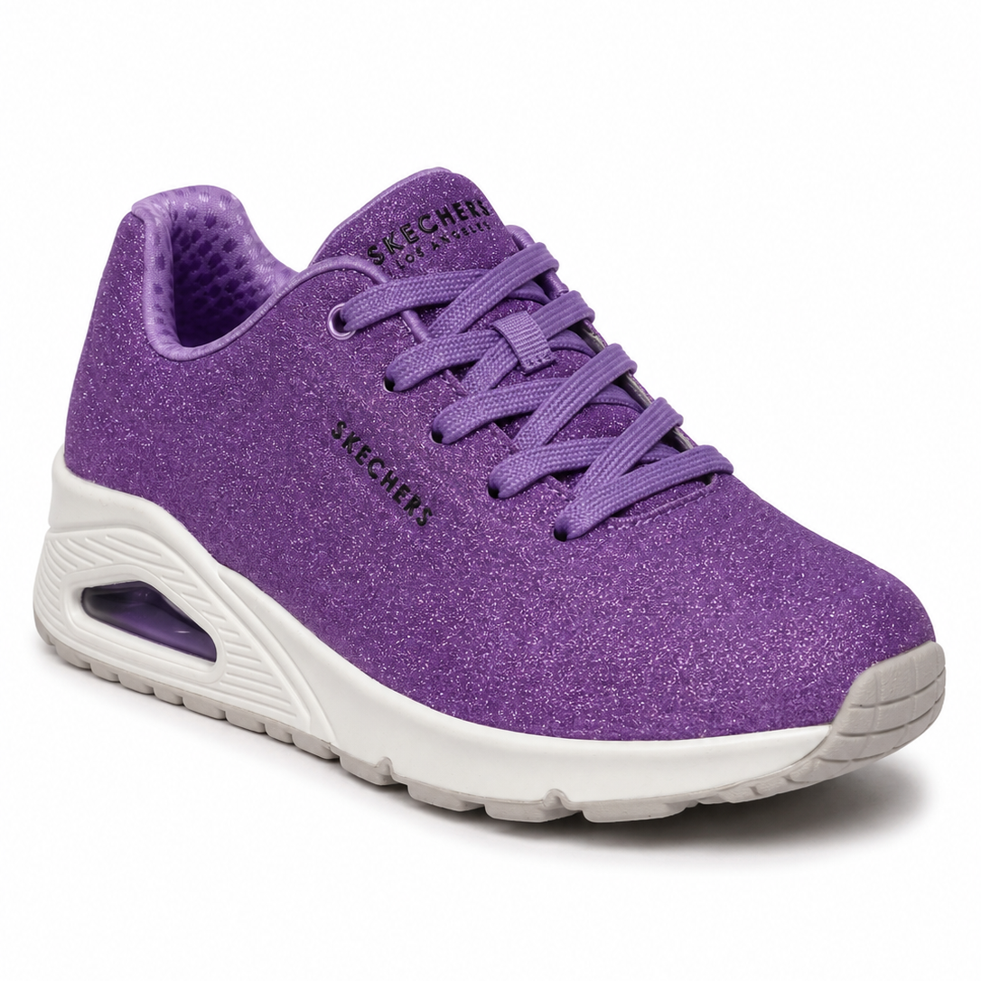 SKECHERS UNO Purple Spark Air Sneakers