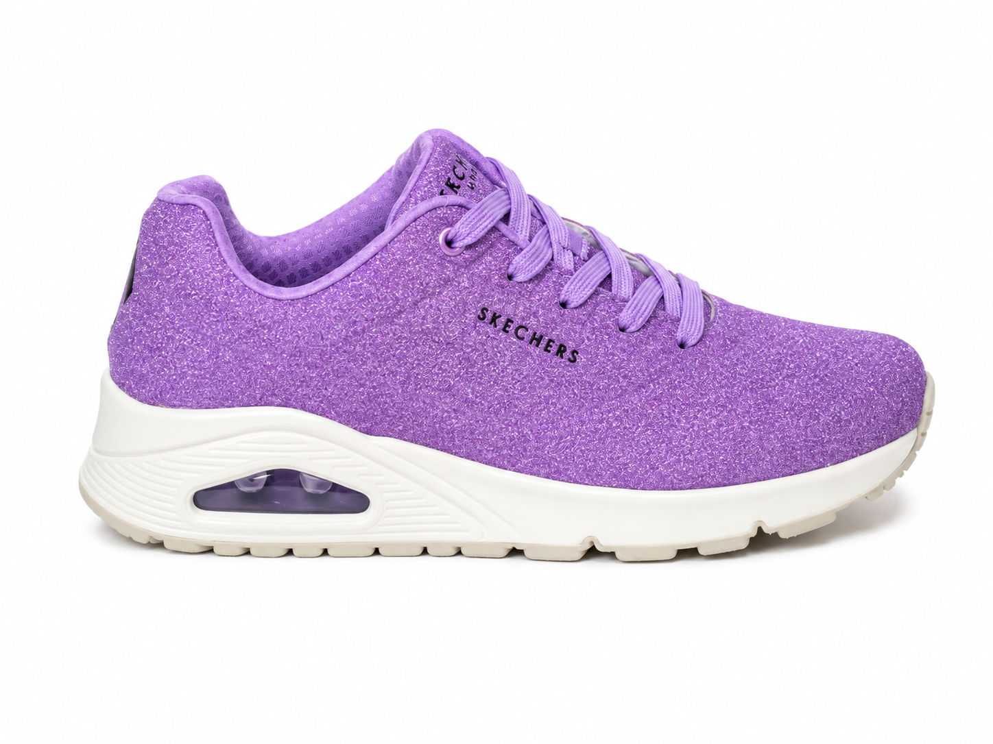 SKECHERS UNO Purple Spark Air Sneakers