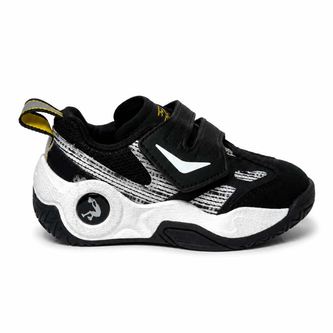 Black & White Active Kids Sneakers